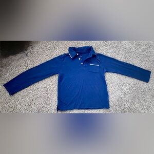 Oso and Me Navy Kids Polo Shirt with White Accents size 6y